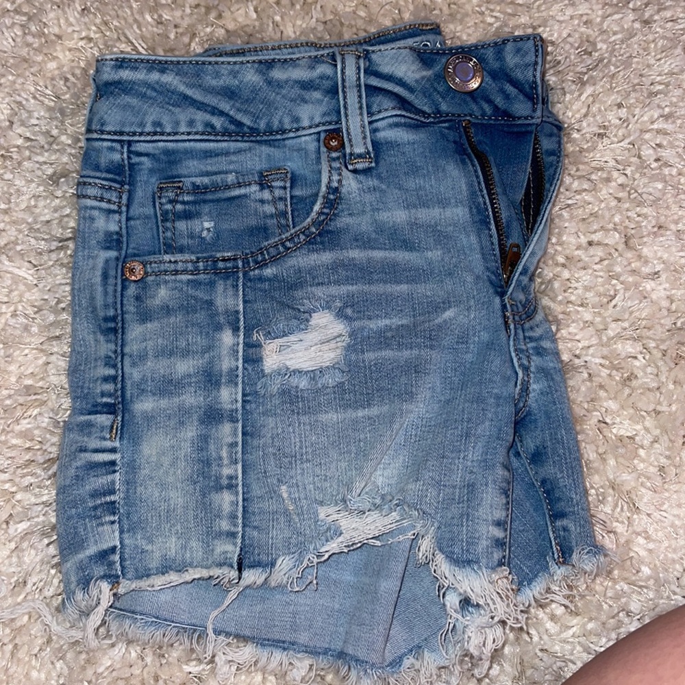 AE ripped shorts